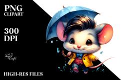 Revolting Mouse with Raincoat PNG Product Image 2