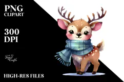 Baby Elk in Style, Halloween PNG Product Image 2