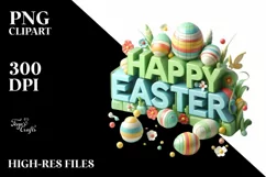 Easter Clipart |T-shirt, Mug, Tumbler Product Image 1