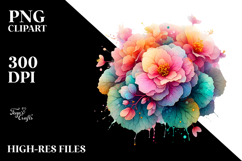 Detailed Pastel Begonia PNG Product Image 2