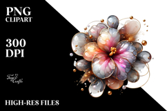 Abstract Glossy Impatiens PNG Product Image 2