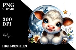 Cute Rainbow Between Clouds PNG Product Image 2