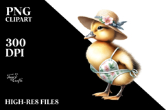 Baby Duck Beachwear PNG Product Image 2