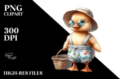 Baby Duck Beachwear PNG Product Image 2