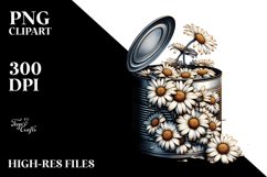 Detailed Abstract Daisy Clipart Product Image 3