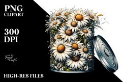 Abstract Can Daisy Filled Product Image 3
