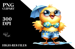 Baby Chick Standing Beachwear Product Image 2