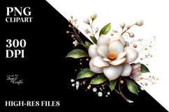 Gardenia, Vibrant PNG Product Image 2
