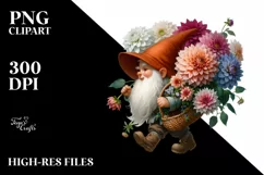 Detailed Digital Painting Small Carrying Dahlia | Product Image 3