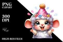 Baby Mouse Lamb Party Hat Product Image 2