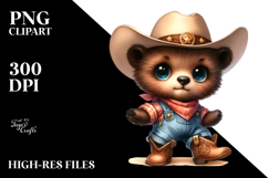 Baby Bear Cowboy Boots Hat Product Image 2