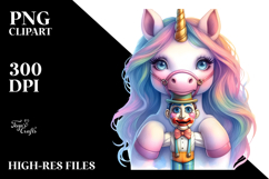 Colorful Baby Unicorn Ventriloquist Dummy PNG Product Image 2