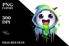 Ghost in Spooky Hoodie PNG Product Image 2