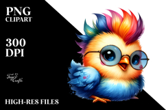 Happy Baby Chicken Posing PNG Product Image 2