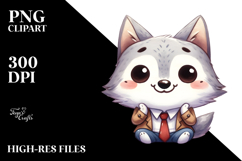 Funny Simple Cute Funny Wolf Product Image 2