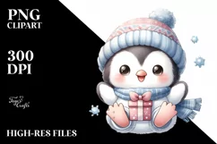Cute Baby Penguin, Transparent PNG Product Image 3