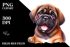 Baby Mastiff, PNG Product Image 2