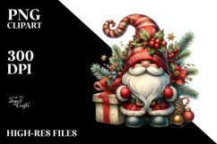 Detailed Christmas Gnome, PNG Product Image 3