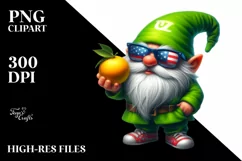 4th July Gnome with Sunglasses and Beach Wear | Digital Pain Product Image 1