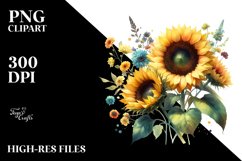 Vibrant Sunflower, Transparent PNG Product Image 3