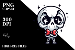 Silly Skeleton with Bow Tie, Transparent PNG Product Image 2