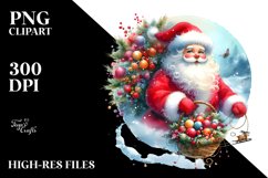 3D Santa Image, Transparent PNG Product Image 3