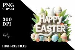 Easter Clipart |T-shirt, Mug, Tumbler Product Image 7