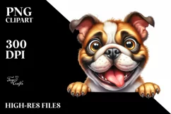 Crazy Looking Bulldog with Popping Eyes | Sublimation | Product Image 1
