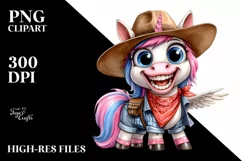 Watercolor Unicorn Bandana Human Phishing Product Image 1