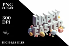 Easter Clipart |T-shirt, Mug, Tumbler Product Image 1
