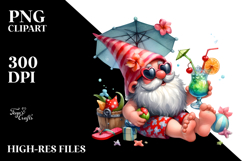 Whimsical Gnome Drinking Cocktail Product Image 2