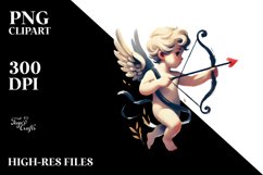 Paint Brush Style Cupid PNG Product Image 2