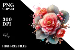 Begonia with -Like Material, High-Quality PNG Product Image 2