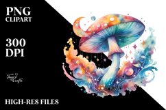 Colorful Magical Celestial Mushroom Splash Product Image 3