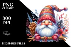 Vibrant Winter Gnome PNG Product Image 3