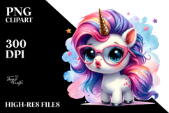 Cute Unicorn, Style PNG Product Image 2