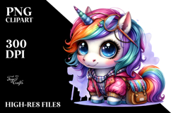 Cute Unicorn, Style PNG Product Image 2