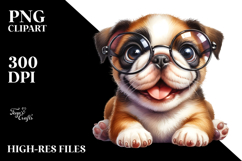 Baby Bulldog Sticker Design Product Image 2