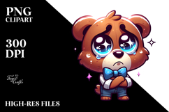 trending bear with Bow Tie PNG Product Image 2