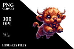 Highland Cow with Bow Tie Product Image 2