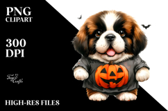 Baby Saint Bernard Sublimation Clipart Product Image 2