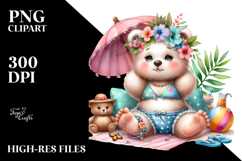 Baby Bear Beachwear PNG Product Image 2