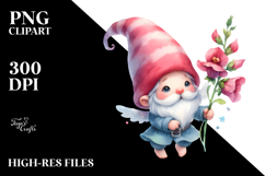 Cute Small Baby Dragon with Snapdragon PNG Product Image 2