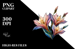 Wooden Freesia PNG Product Image 2