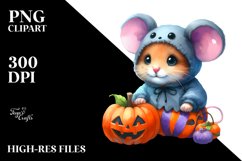 Vibrant Drawing Cute Baby Mouse | Clipart Product Image 3