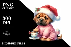 Mastiff in Winter, Transparent PNG Product Image 1