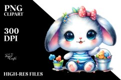 Digital Painting Baby Polar Bear PNG Product Image 2