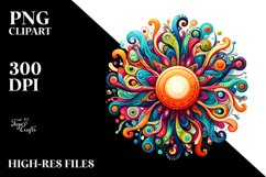 Colorful Vibrant Sun Product Image 1