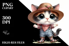 Proud Cat in Rain Boots | Sublimation | Clipart Product Image 1