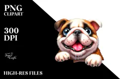 Crazy Looking Bulldog Furr Enthusiastic | Clipart Product Image 2